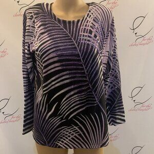 RAFAEL. Size Medium. Silk Blend Embellished Beaded Knit Pullover. B59.
